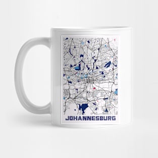 Johannesburg - South Africa MilkTea City Map Mug